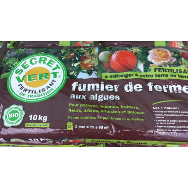 Fumier de ferme 10kg