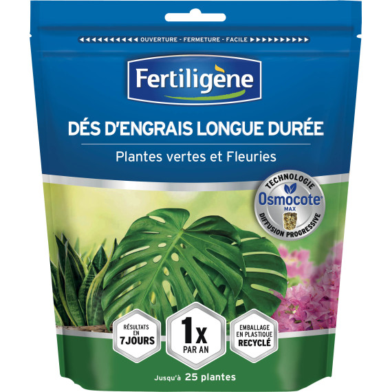 BOUCHON LONGUE DURÉE OSMOCOTE MAX PLANTES VERTES ET FLEURIES 25 DES