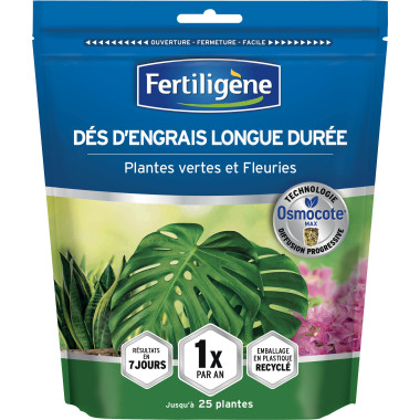 BOUCHON LONGUE DURÉE OSMOCOTE MAX PLANTES VERTES ET FLEURIES 25 DES