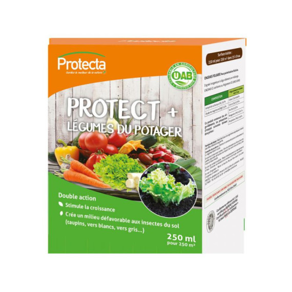 PROTECT+ engrais 2 en 1 légumes du potager 250 ml